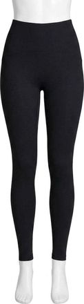 Spanx Embossed Leopard Print Leggings In Black