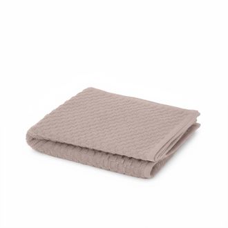 KASANOVA Asciugamano viso ospite cotone Pop Corn grigio chiaro