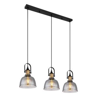 Globo Lighting L&aacute;mpara Colgante - Dorothea - Negro - Metal - Gran - Globo