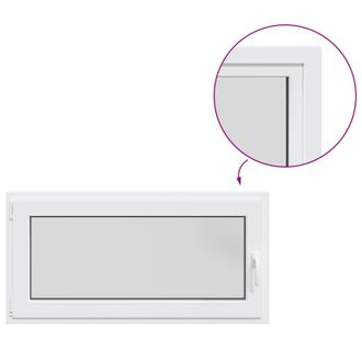vidaXL Ventana De S&oacute;tano Risor 50 X 55 Cm Pvc Y Vidrio Vidaxl