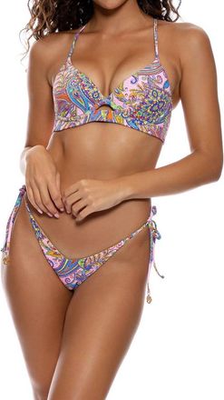 Luli Fama Pinkin About You Underwire Top In Multicolor