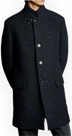 Fay New Duty Coat - Heren - Mantel - Grijs - M - Jassen