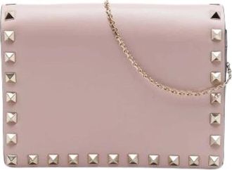 Valentino Pre-owned Crossbody Bag - Dames - Vintage Schoudertas - Roze - ONE Size - Leer - Vintage