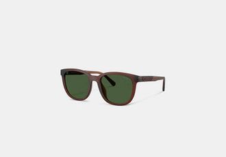 Coach Textured Square Sunglasses