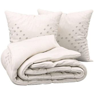 Atmosphera Juego De Cama De &laquo;tufting&raquo; De Algod&oacute;n Lavado - Marfil 240 X 220 Cm - Atmosphera Cr&eacute;ateur DInt&eacute;rieur