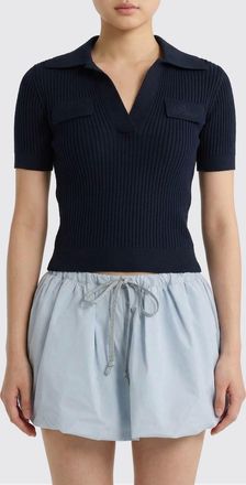 Patou Polo in maglia di cotone a coste Patou