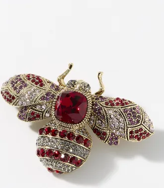 Simons Womens Royal bee brooch