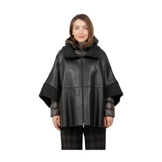 The Jackie Leathers Cinthia Jas - Dames - Jassen - Bruin - Maat: XL Leer