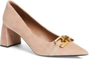 Jeffrey Campbell Lasting 2 Pump in Natural Suede Bronze at Nordstrom Rack, Size 10
