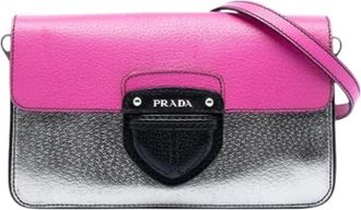 Prada Pre-owned Vintage Crossbody Bag - Dames - Vintage Schoudertas - Veelkleurig - ONE Size - Leer - Vintage