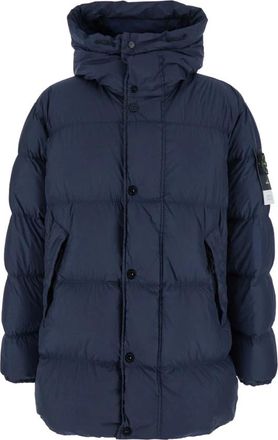 Stone Island Heren, Jassen, Blauw, Maat: 2XL Polyamide