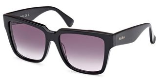 Max Mara MM0078 GLIMPSE2 01B Womens Sunglasses Black Size 57