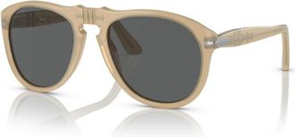 Persol Zonnebrillen - Heren - Zonnebrillen - Beige - 54 MM - Accessoires