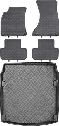 OEM Juego De Alfombrillas De Goma Para Coche Y Maletero Para Audi A4 B8 Sed&aacute;n (2008-2015)