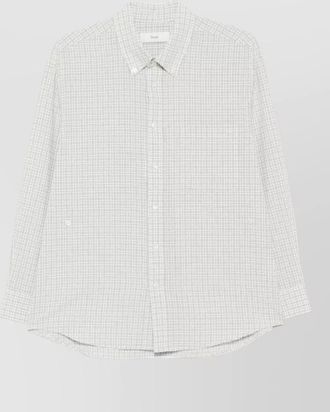 Dunst checked long-sleeve shirt