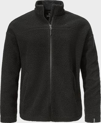 Sch&ouml;ffel Fleecejacke SCH&Ouml;FFEL CIRC Fleece Jk Style Purga WMS, Damen, Gr. 36, schwarz (9990, schwarz), Oberstoff: 100% Polyester, relaxed fit, hoch geschlossene