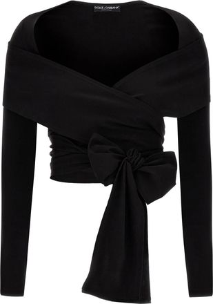 Dolce & Gabbana Milano Stitch Jersey Shrug