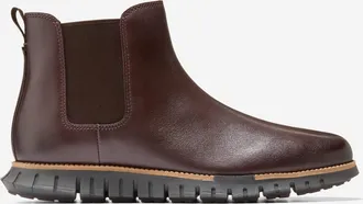 Cole Haan Mens ZER&Oslash;GRAND Remastered Waterproof Chelsea Boots - Brown Size 10.5