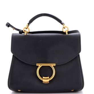 Ferragamo Margot Satchel Leather Small