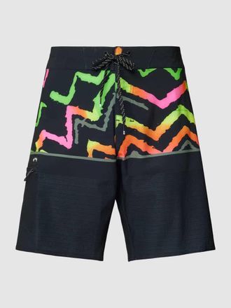 Billabong Badehose mit Allover-Muster Modell FIFTY in Black, Gr&ouml;&szlig;e 32