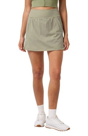 Travis Mathew MoveKnit Game Set Match Skort in Oil Green Multi at Nordstrom, Size Xx-Large