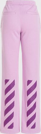 Off-white Womens Diag Tapered Sweatpant Lilac - Purple - Size X-Small
