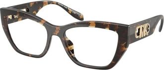 Michael Kors Puglia Glasses - Dames - Brillen - Bruin - 54 MM - Accessoires