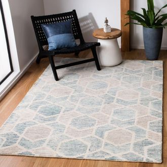 Safavieh Precious Hand Made Area rug, Turquoise Contemporary Style Non-Shedding
