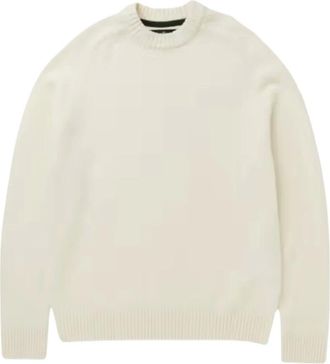 Barbour Newtown Crew - - Knitwear - Uomo - Bianco - L