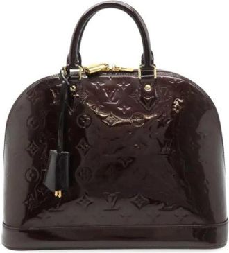 Louis Vuitton Tweedehands Canvas Louis Vuitton tassen - Dames - Vintage Handtas - Paars - ONE Size - Vintage