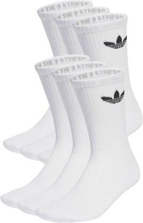 adidas Originals Trefoil Cushion sokken - set van 6 wit