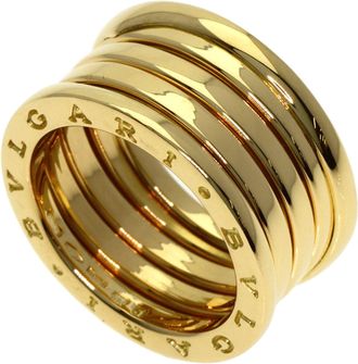Bulgari Yellow Gold Yellow Gold (18K) Band Ring (Pre-Owned)