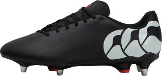 Canterbury Of New Zealand Unisex Adult Speed Raze Soft Ground Rugby Boots (Black/White) - Size UK 10.5