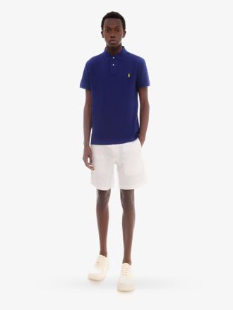 Polo Ralph Lauren Logo-Embroidered Cotton Polo - Blue