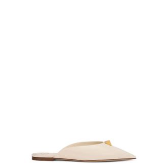 Valentino Garavani Dames, Schoenen, Beige, Maat: 36 1/2 EU Leer