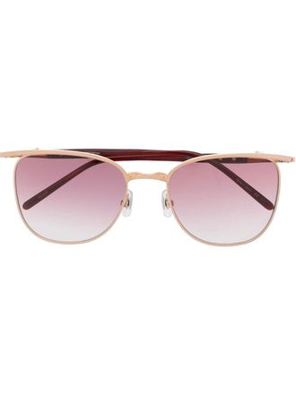 Matsuda round-frame tinted sunglasses - Gold