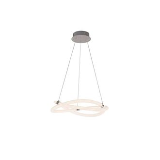 Netlighting Infinity II Ceiling 42W LED 3000K 3150lm IP20 Chrome in Grey