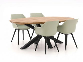 Hartman Hartman Sophie Studio/Stephanie 200cm dining tuinset 5-delig