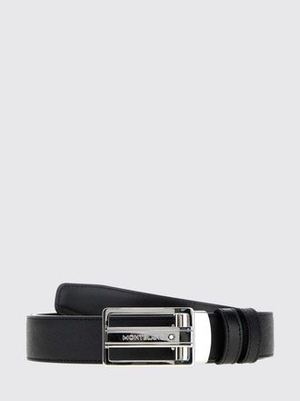 Montblanc Cintura Sartorial reversibile in pelle di vitello con fibbia e logo