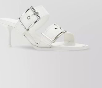 Alexander McQueen buckle detail leather sandals