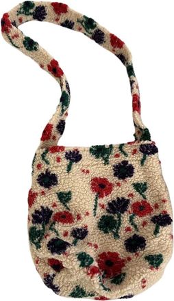 Generic Autumn and winter shoulder bag womens plush casual large-capacity crossbody bag(07,27 * 30cm)