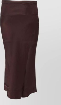 Anine Bing silk high-rise midi skirt