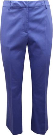 Emma & Gaia Pantalone 34P068 - Dames - Straight fit broeken - Paars - S - Broeken