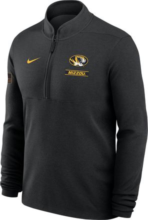 Nike Missouri 2026 Military Appreciation Stride Nike Mens Dri-FIT College 1/2-Zip Long-Sleeve Top in Black | IV8217-010