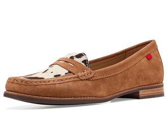 Marc Joseph New York East Village Exotic Womens Shoes Tan Suede/Dune Patch Pony Hair : 9.5 M, Leather