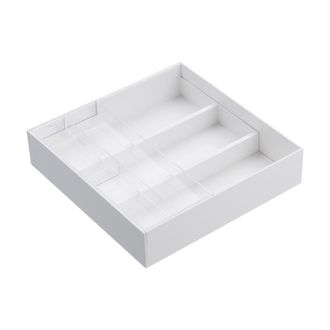 Yamazaki Tableware Organizador Extensible Blanco Para Cajones Yamazaki