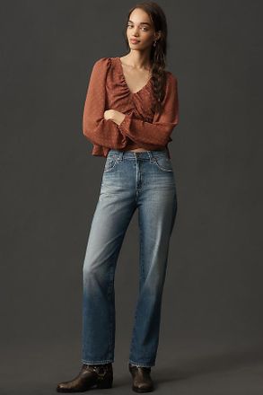 AG - Adriano Goldschmied AG Brinley High-Rise Straight-Leg Jeans