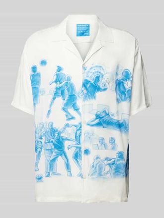 Market Freizeithemd mit Reverskragen Modell MALICE in Weiss, Gr&ouml;&szlig;e L