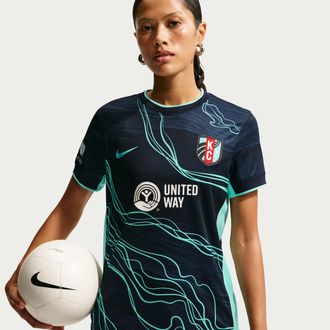 Nike Kansas City Current Stadium Away Nike Womens Dri-FIT NWSL Replica Jersey in Blue | P35557KCSL26-DOB