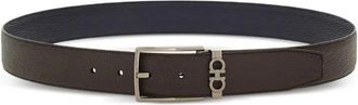 Ferragamo Gancini-plaque Riem - Heren - Riemen - Bruin - 105 CM - Leer - Accessoires